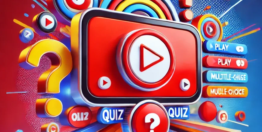 DALL·E 2024-08-23 15.22.27 - An image representing a 'YouTube Quiz' tool,